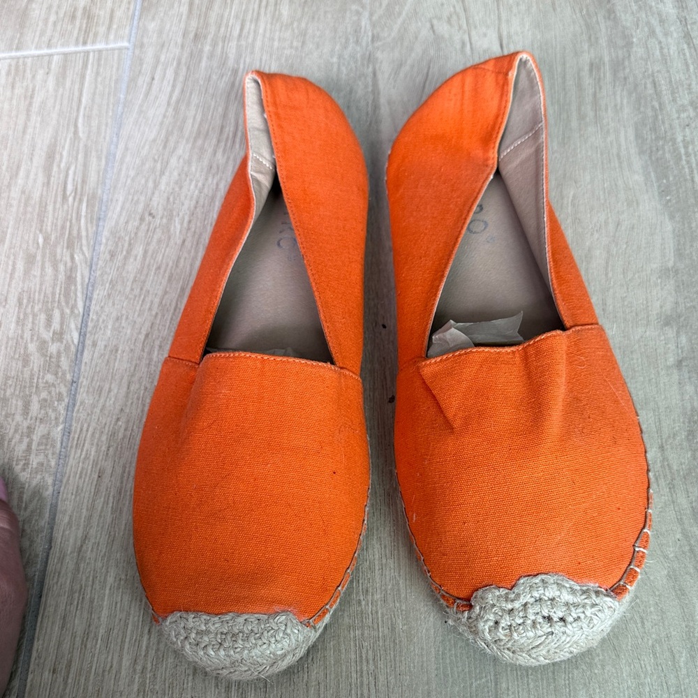 Ashro Vibrant Orange Espadrilles